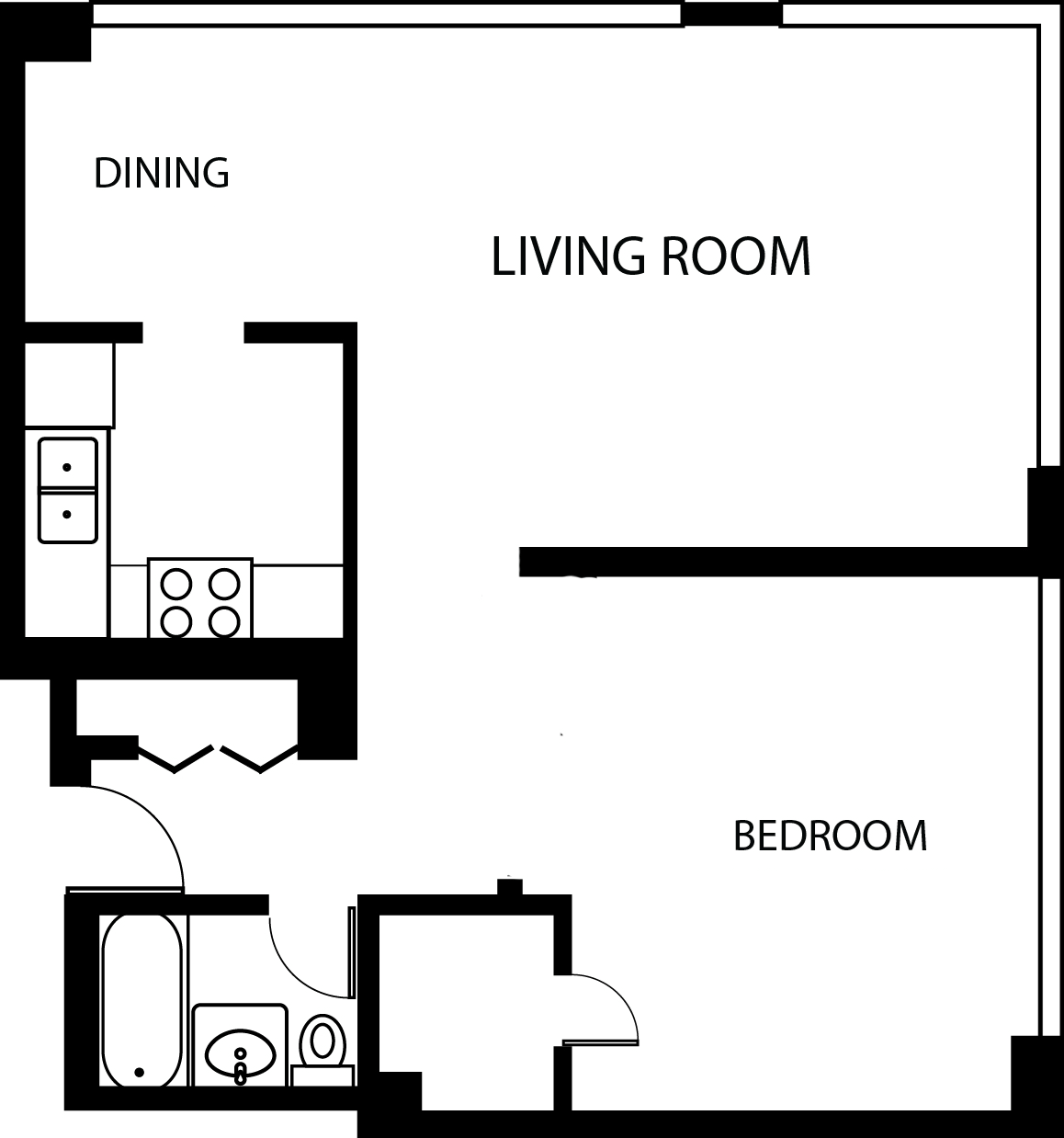 Jr. One-Bedroom
